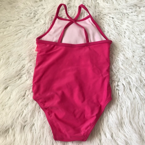 Circo Tulle Ruffle One Piece Swimsuit Pink - Picture 2 of 4